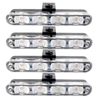 Kit de Luces Estroboscópicas de Advertencia 16LED con Control Remoto Inalámbrico - Image 9