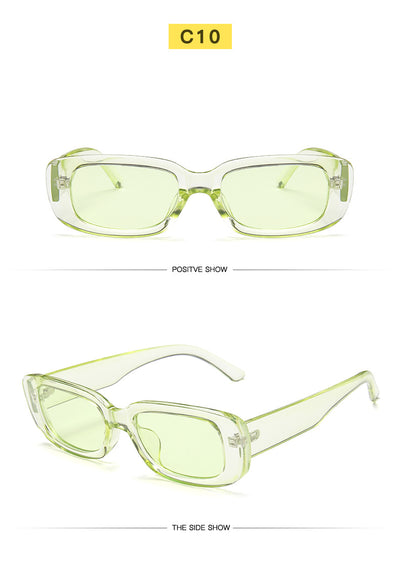 Gafas de Sol Cuadradas Efecto Gelatina - Colores Vibrantes - Image 27