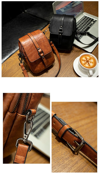 Bolso Bandolera Retro para Mujer - Bolsa de Hombro Único para Teléfono y Accesorios - Image 18