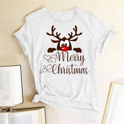 Camiseta Estampado Alce para Mujer - Manga Corta - Image 3