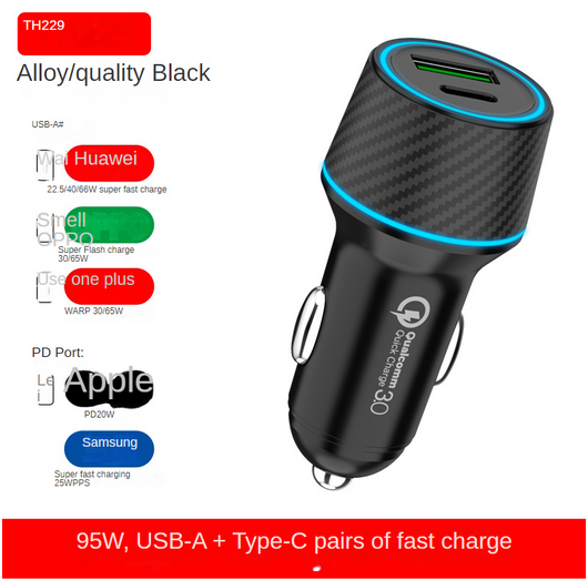 Cargador Dual Rápido 60W para Auto - Image 8