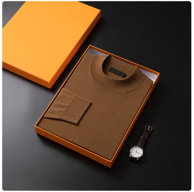 Suéter Base Cuello Alto Fino Versátil para Hombre - Image 14