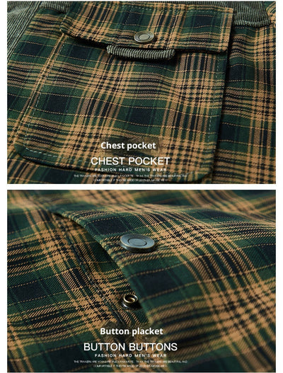 Camisa Blazer de Algodón Casual para Hombre - Image 8