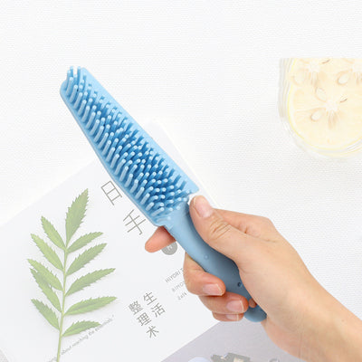 Cepillo Deslanador y Masajeador para Baño de Mascotas