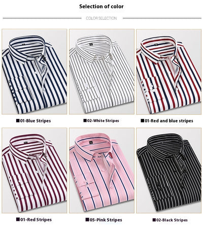 Camisa Casual Slim Fit de Manga Larga para Hombre - Image 14