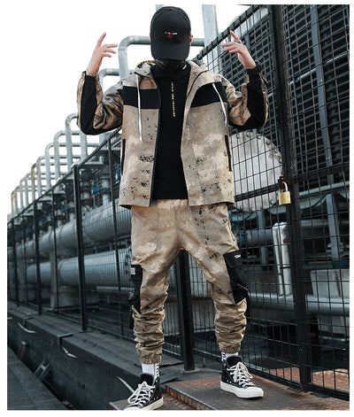 Chaqueta Táctica de Camuflaje Suelta para Hombre - Image 6