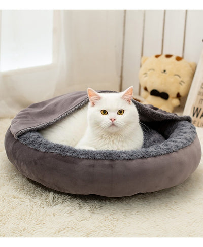 Cama Redonda Premium para Mascotas - Colchoneta Térmica Cuatro Estaciones Tamaño Grande - Image 12