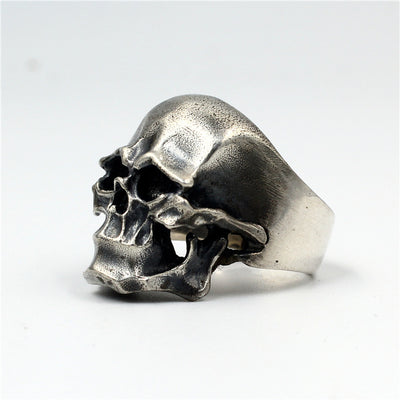 Anillo de Plata Esterlina 925 Grueso Punk Retro para Hombre - Image 10
