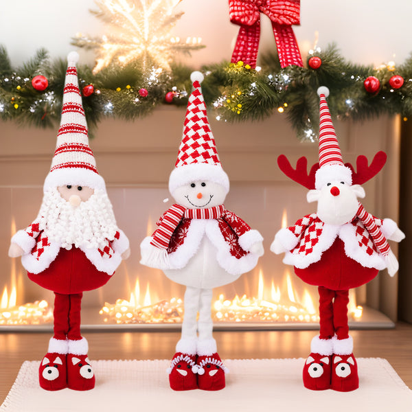 Adornos Navideños con Muñecas - Decoraciones Festivas