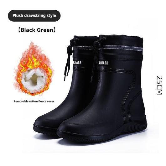 Botas Impermeables Acolchadas con Forro de Terciopelo para Hombre y Mujer - Image 12