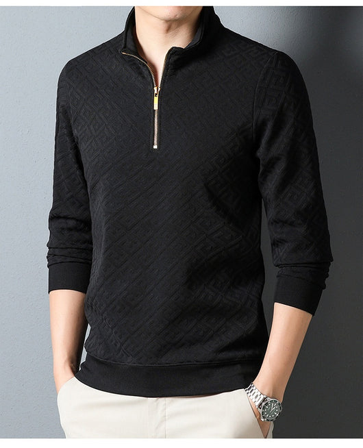 Camisa Casual con Cuello de Solapa y Cierre de Cremallera para Hombre - Image 15