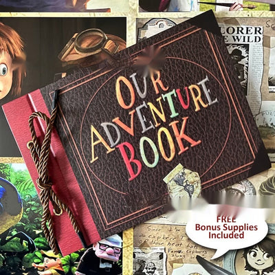 Cuaderno de Aventuras Retro en Papel Kraft con Correa - Image 6