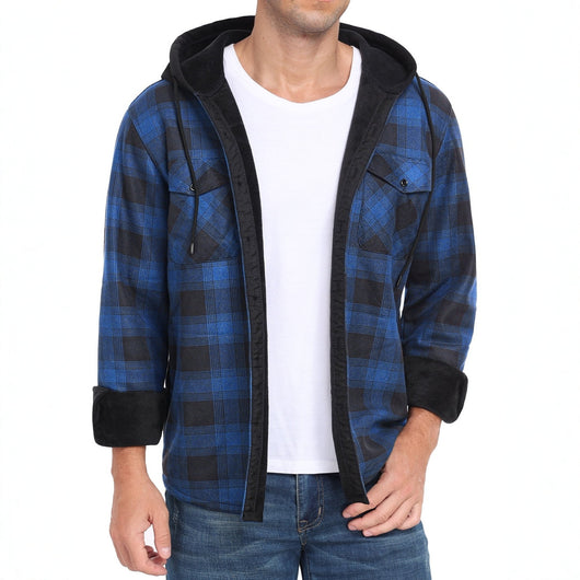 Sudadera Térmica con Capucha y Forro Polar Grueso para Hombre - Image 3