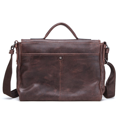 Bolsa Mensajera de Cuero Genuino para Hombre - Image 11