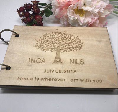 Libro de Firmas de Madera para Bodas - Image 8