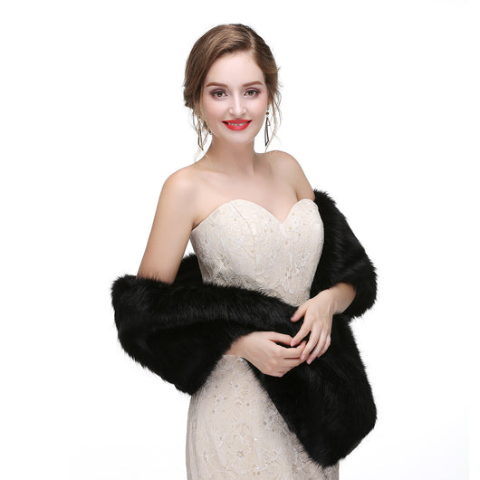 Estola de Piel de Zorro para Novia - Chal Elegante Invierno - Image 4