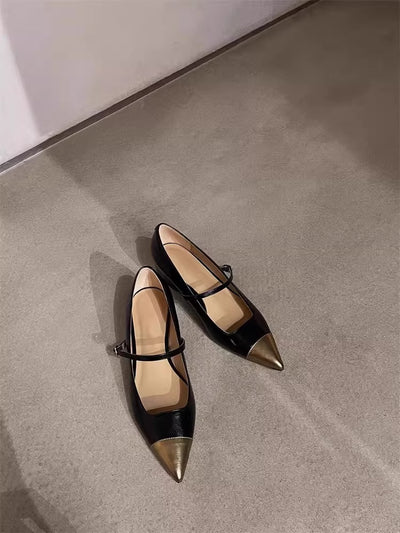 Zapatos Mary Jane con Tacón Medio y Punta Afilada para Mujer - Image 21
