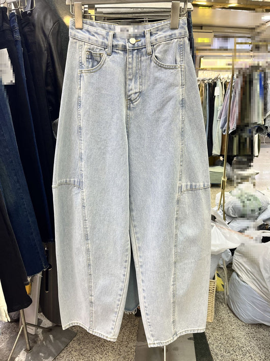 Pantalones Baggy Denim Lavado Banana Estilo Coreano - Image 18