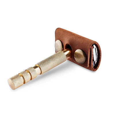 Estuche de Cuero Genuino para Rasurador de Seguridad de Doble Filo - Image 4