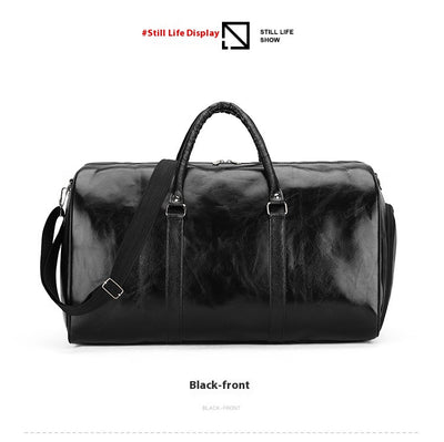 Maleta de Viaje Ejecutiva PU Capacidad Grande - Bolsa Retro para Viajes Cortos - Image 21