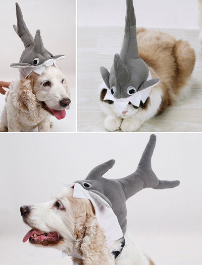 Gorro Tiburón para Mascotas - Disfraz Adorable de Transformación - Image 13