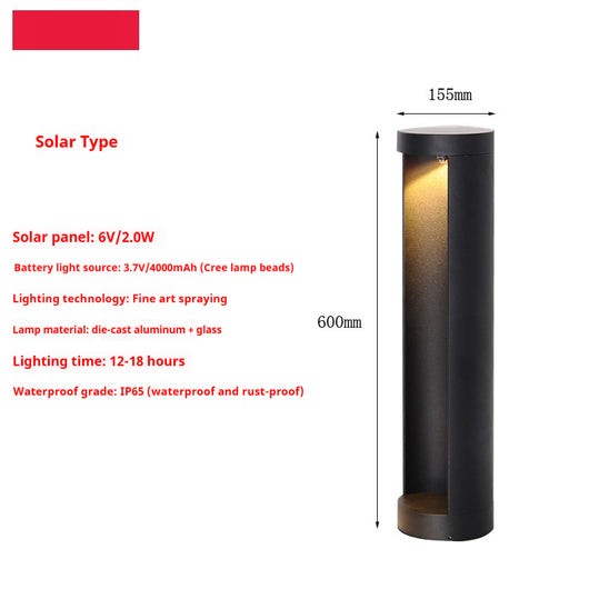 Lámpara Solar LED Semicircular Impermeable para Jardín y Exterior - Image 11