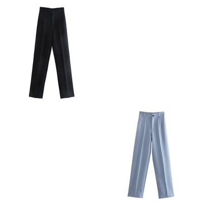 Pantalón Multicolor Cintura Alta Pierna Ancha para Mujer - Image 12