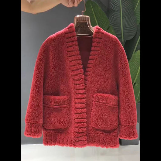 Abrigo de Pelaje Corto para Mujer - Elegancia y Calidez - Image 11