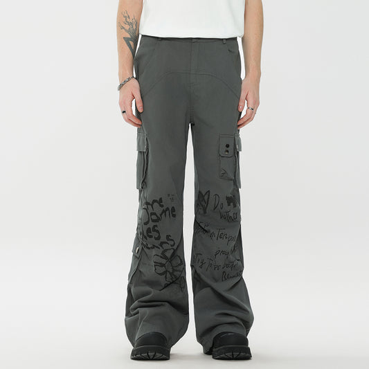 Overol Recto Blanco para Hombre - Diseño Minimalista Moda Americana - Image 2