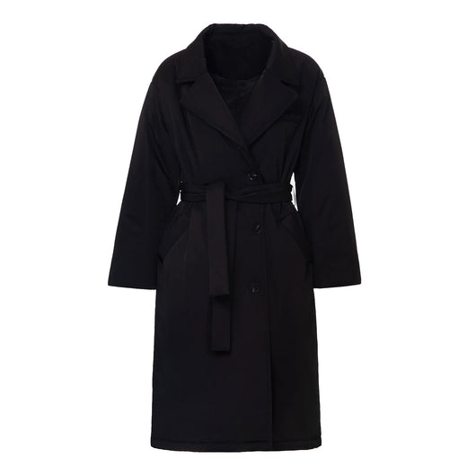 Chaqueta Larga de Algodón con Cinturón Ajustable - Image 3