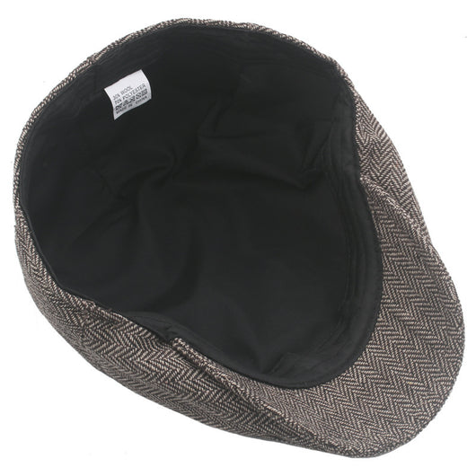 Gorra Tweed Retro Británica para Hombre - Estilo Newsboy Vintage - Image 30