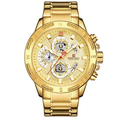 Reloj de Cuarzo Impermeable con Esfera Grande y Luz Nocturna - Image 9