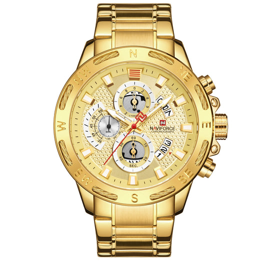 Reloj de Cuarzo Impermeable con Esfera Grande y Luz Nocturna - Image 9