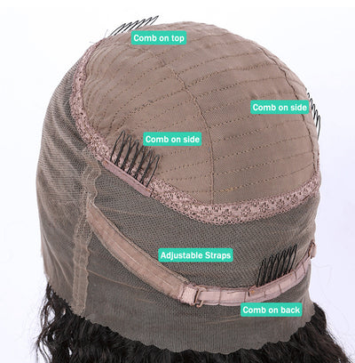 Peluca Bob de Encaje Completo con Sistema Semi-mecánico para Damas - Image 9