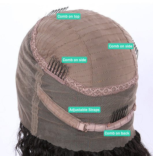 Peluca Bob de Encaje Completo con Sistema Semi-mecánico para Damas - Image 9