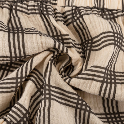 Conjunto Retro de 3 Piezas: Camisa Cuadros Manga Larga, Top Tubo y Shorts - Image 23
