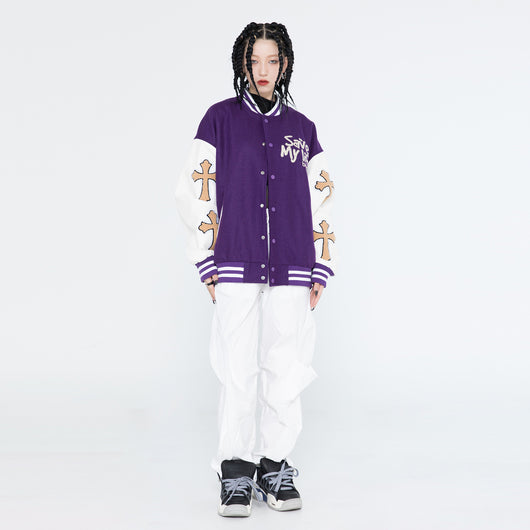 Jersey de Béisbol Hip Hop Street Tide con Bordado Cruzado - Image 10