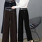 Pantalones Chenilla Pierna Ancha - Versátil y Moderno