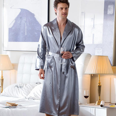 Pijama Largo para Hombre Otoño Invierno - Bata de Dormir Premium - Image 12