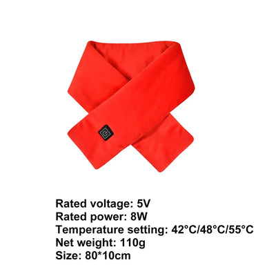 Bufanda Térmica USB Unisex con Control de Temperatura - 3 Niveles Ajustables - Image 13