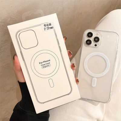 Funda Magnética Transparente con Animación Anti Caídas para Celular - Image 8