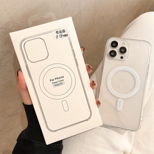 Funda Magnética Transparente con Animación Anti Caídas para Celular - Image 8