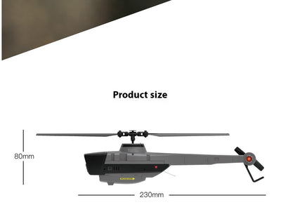 Dron Black Bee con Cámara - Control Remoto de 4 Canales sin Alerones - Image 8