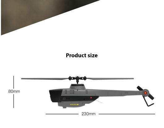 Dron Black Bee con Cámara - Control Remoto de 4 Canales sin Alerones - Image 8