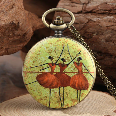 Reloj de Bolsillo Diosa del Arte - Pintura al Óleo - Image 3