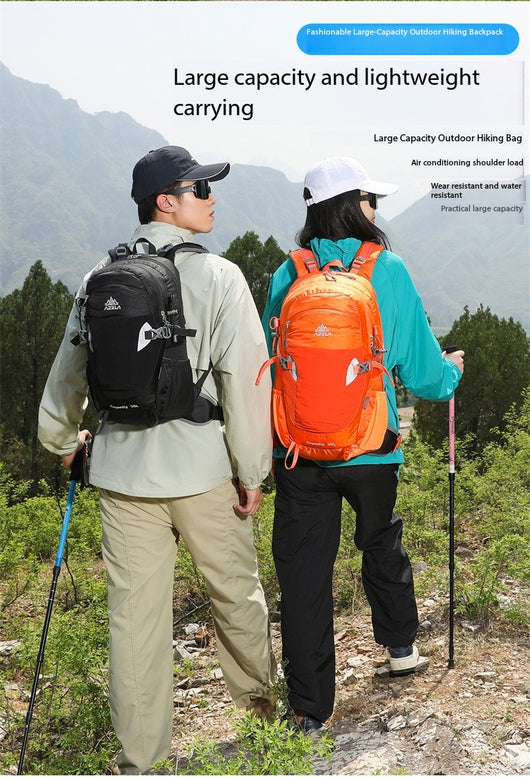 Mochila de Senderismo AZELA Gris - Mochila Multifuncional para Camping y Aventuras - Image 11