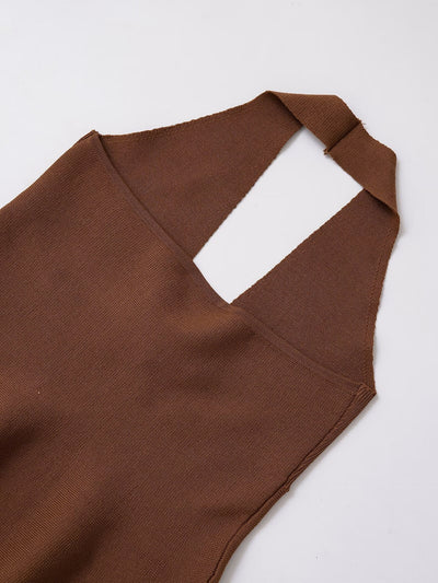 Top Halter Ajustado para Mujer con Cuello Anudado - Image 13