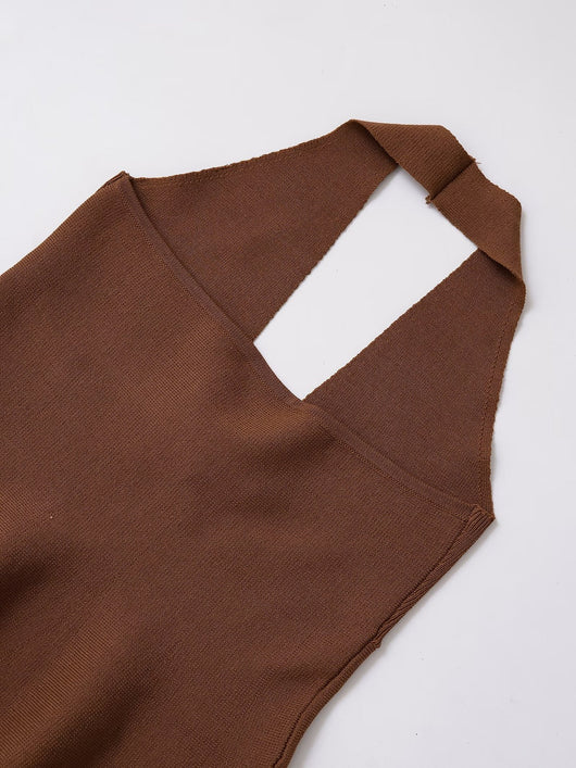 Top Halter Ajustado para Mujer con Cuello Anudado - Image 13