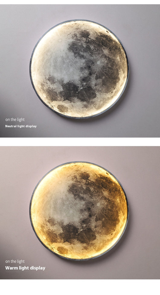 Lámpara Decorativa de Pared Luna para Dormitorio y Sala - Image 22