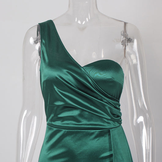 Vestido de Fiesta Asimétrico con Hombro Descubierto - Image 17